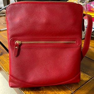 Red Cross Body purse
